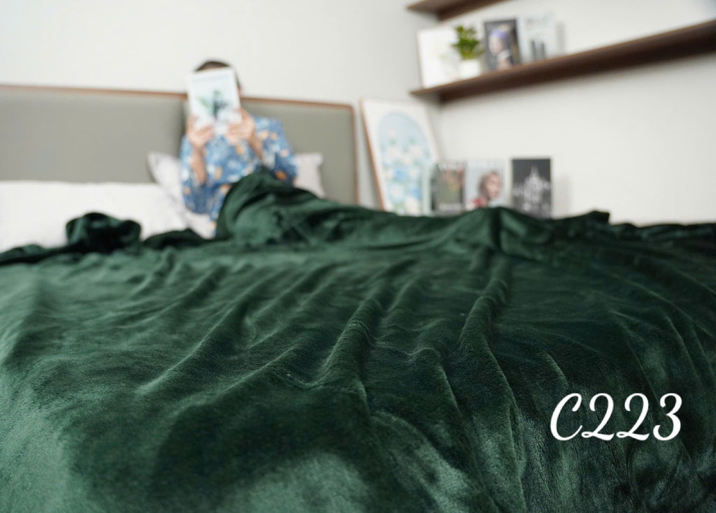 Chăn bằng vải dệt từ xơ sợi tổng hợp (100% polyester), mã hiệu: B0031, KT: (200 x 230)cm