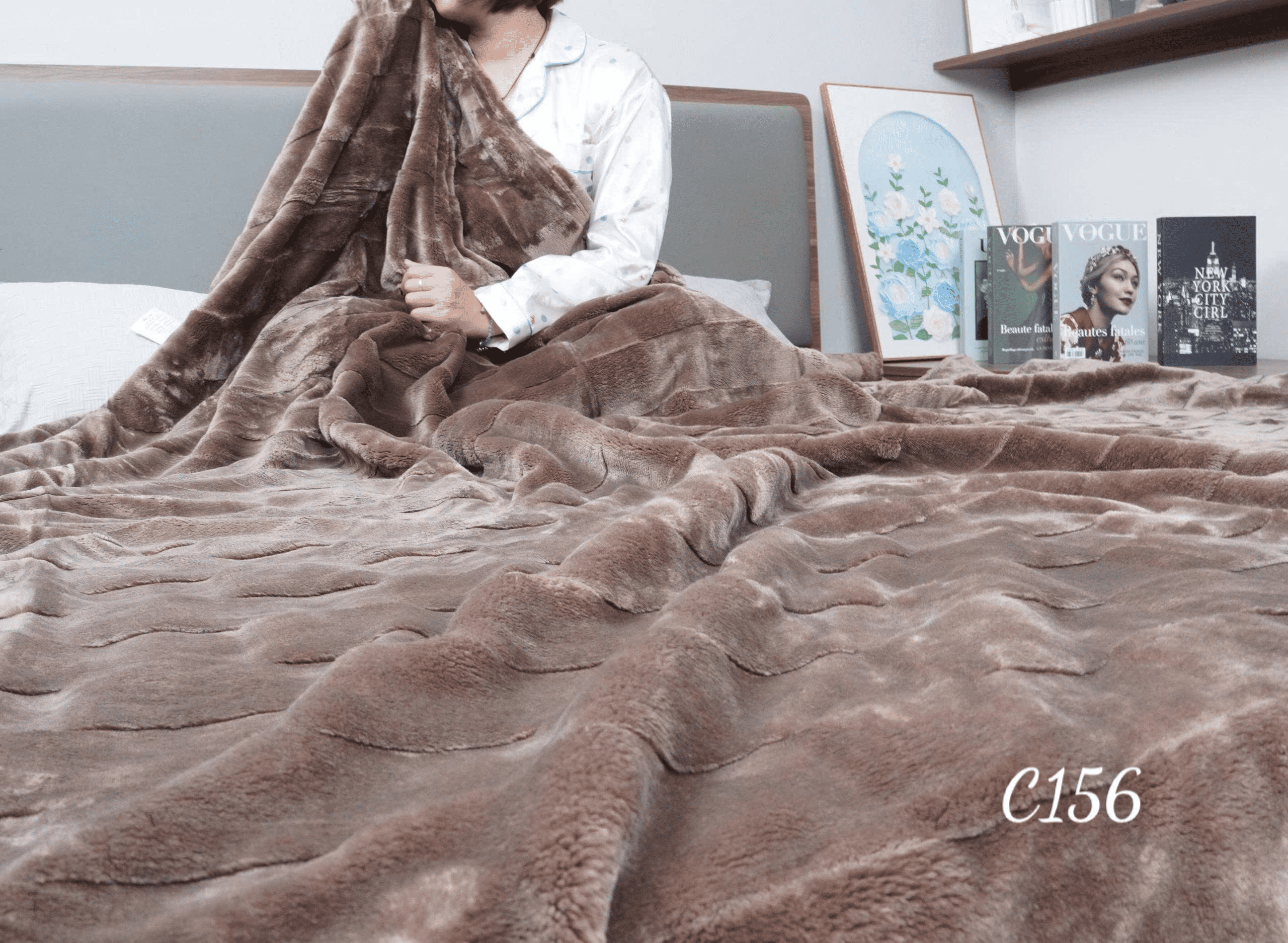 Chăn lông mềm mại-B0032